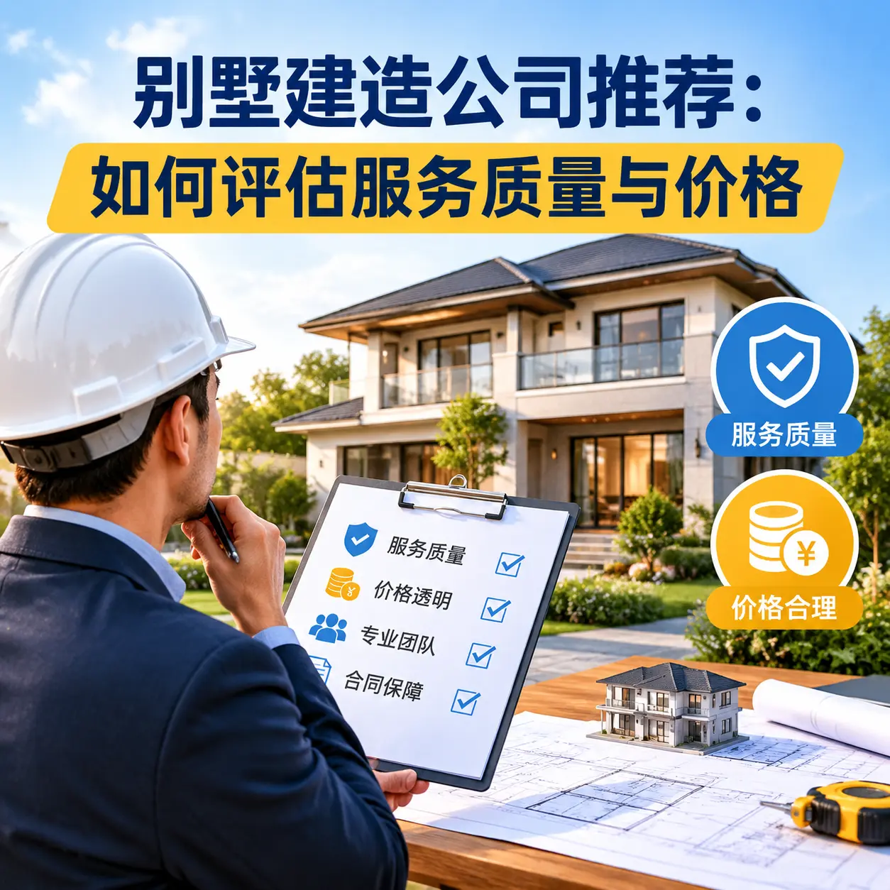 别墅建造公司推荐:如何评估服务质量与价格